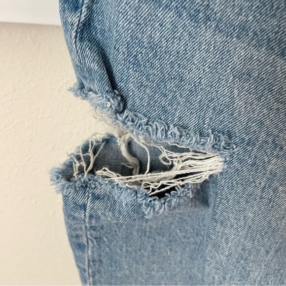 LONG Abercrombie & Fitch The Baggy Mid Rise Side Slits Jeans - Picture 7 of 8